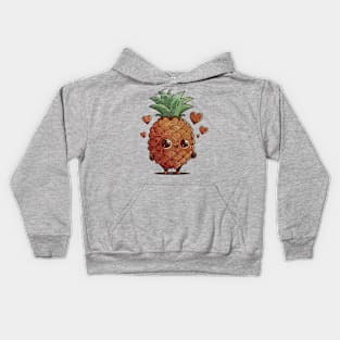 Pineapple In Love Kids Hoodie